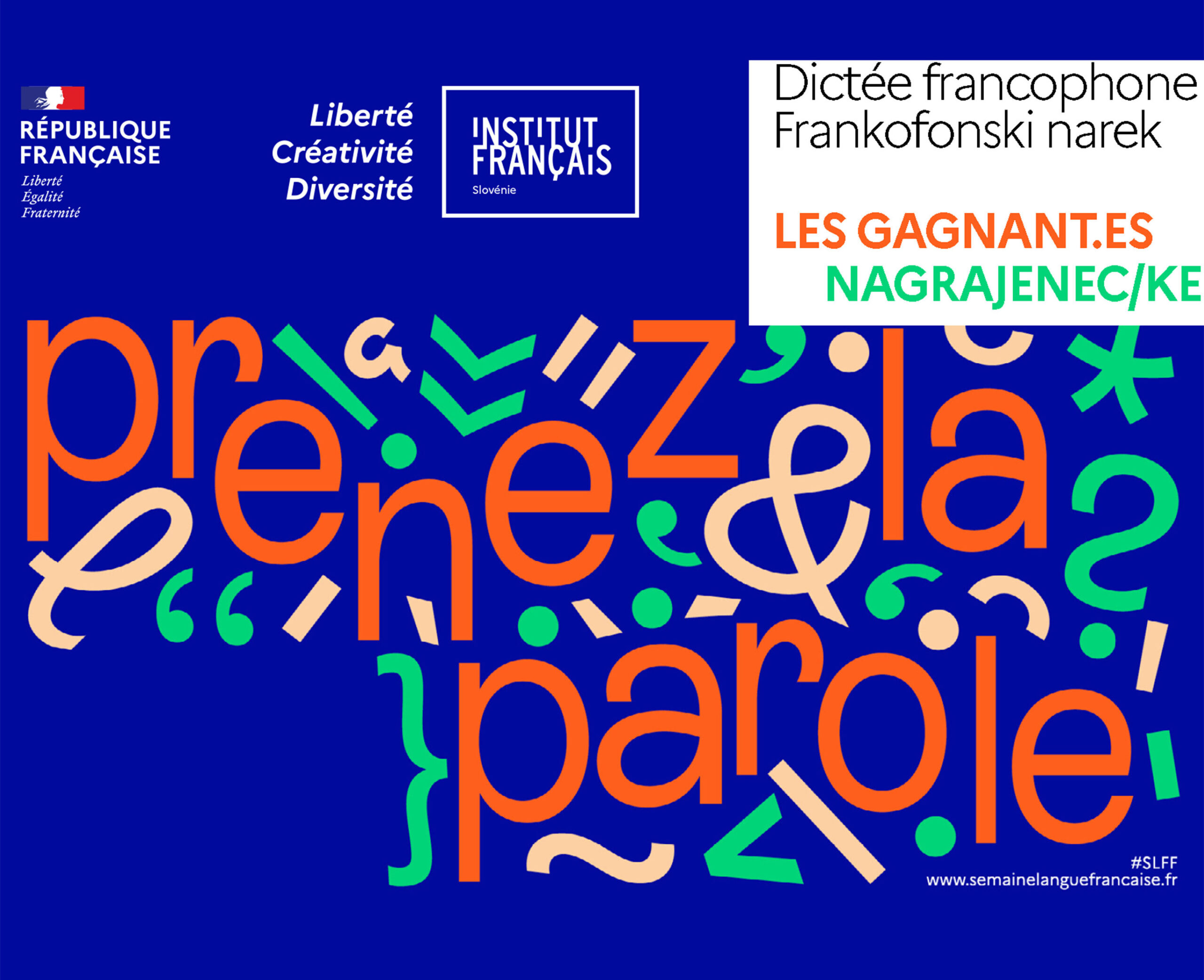 RÉSULTATS DE LA DICTÉE FRANCOPHONE
